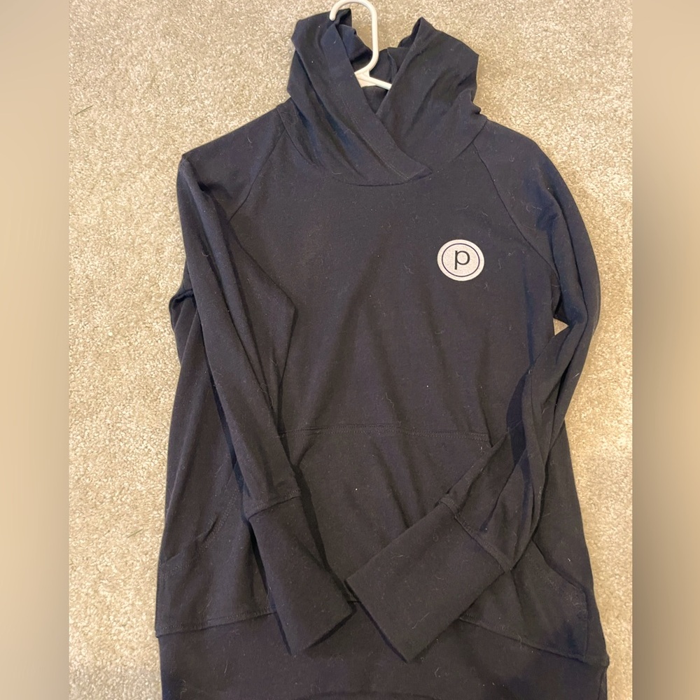 Pure Barre long sleeve black hoodie- size xs